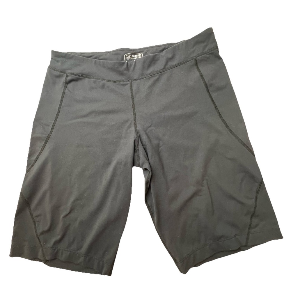 Sugoi Women's Large Black Moxie Athletic Shorts Stretch Fit